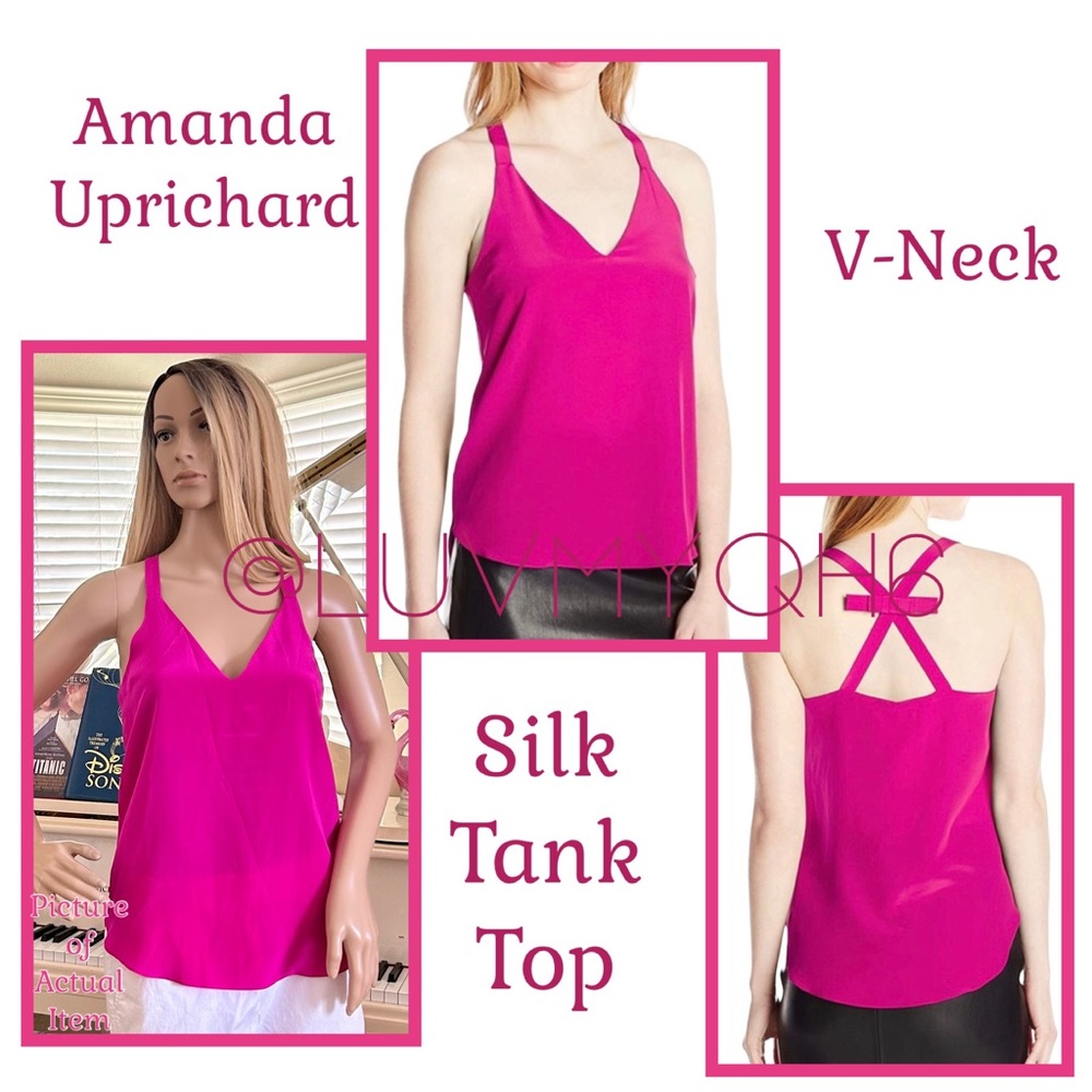 Amanda Uprichard Silk Tank Top